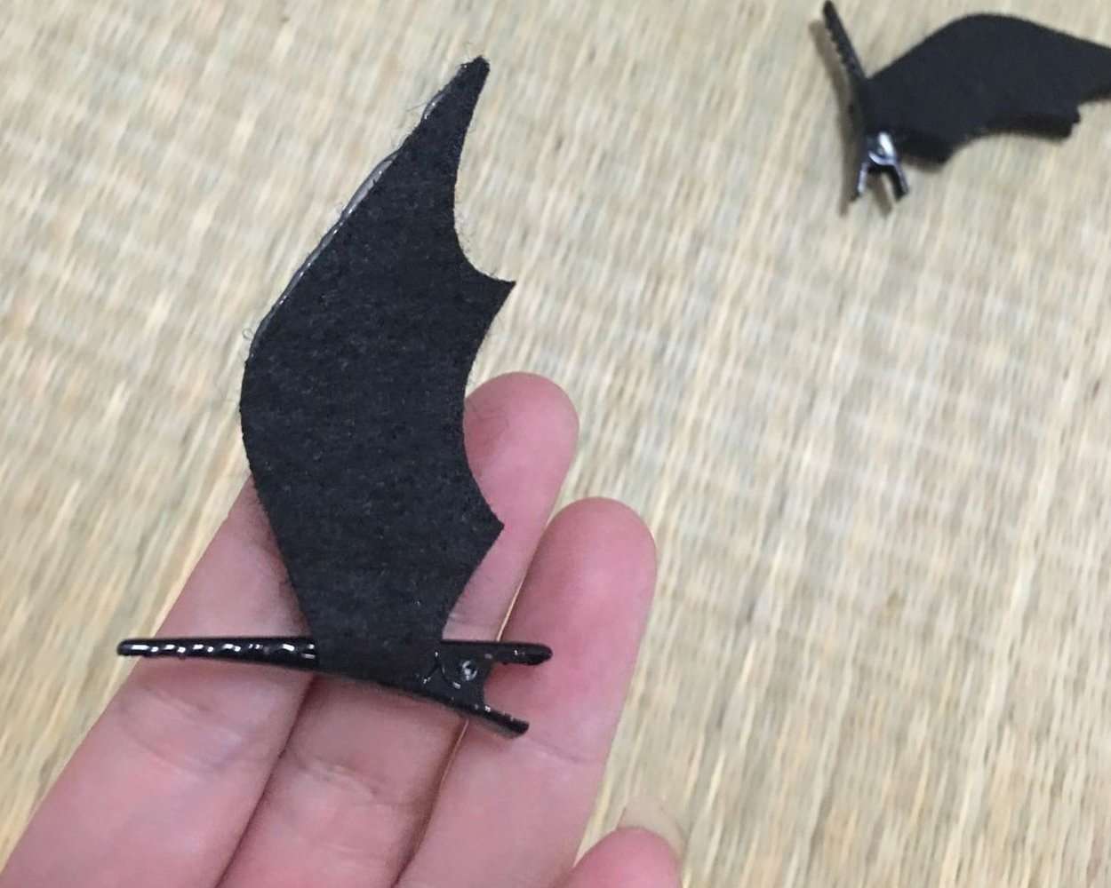 Halloween Bat Wing and Devil Horn Hair Clips (12 Pairs)