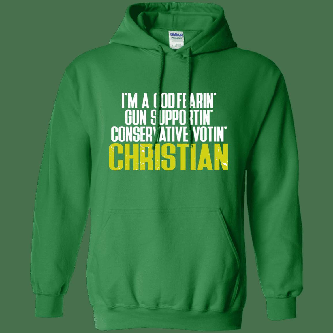 God Fearin & Gun Supportin Christian Hoodie