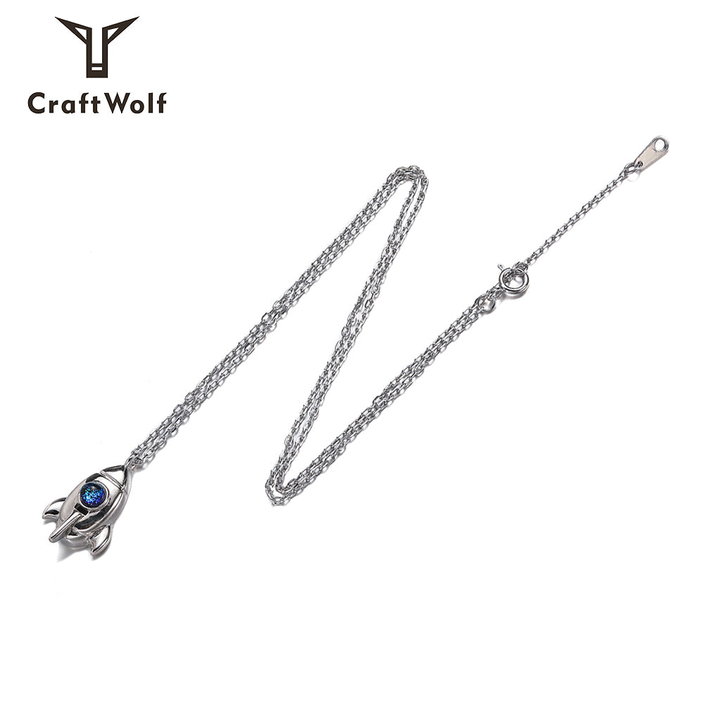Craft Wolf Personalized 925 Sterling Silver Moon Stone Choker Necklace for Women