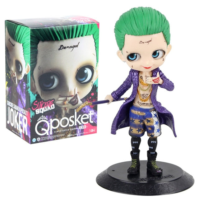 14cm Q Posket Suicide Squad The Joker & Harley Quinn PVC Action Figure Collectible Model