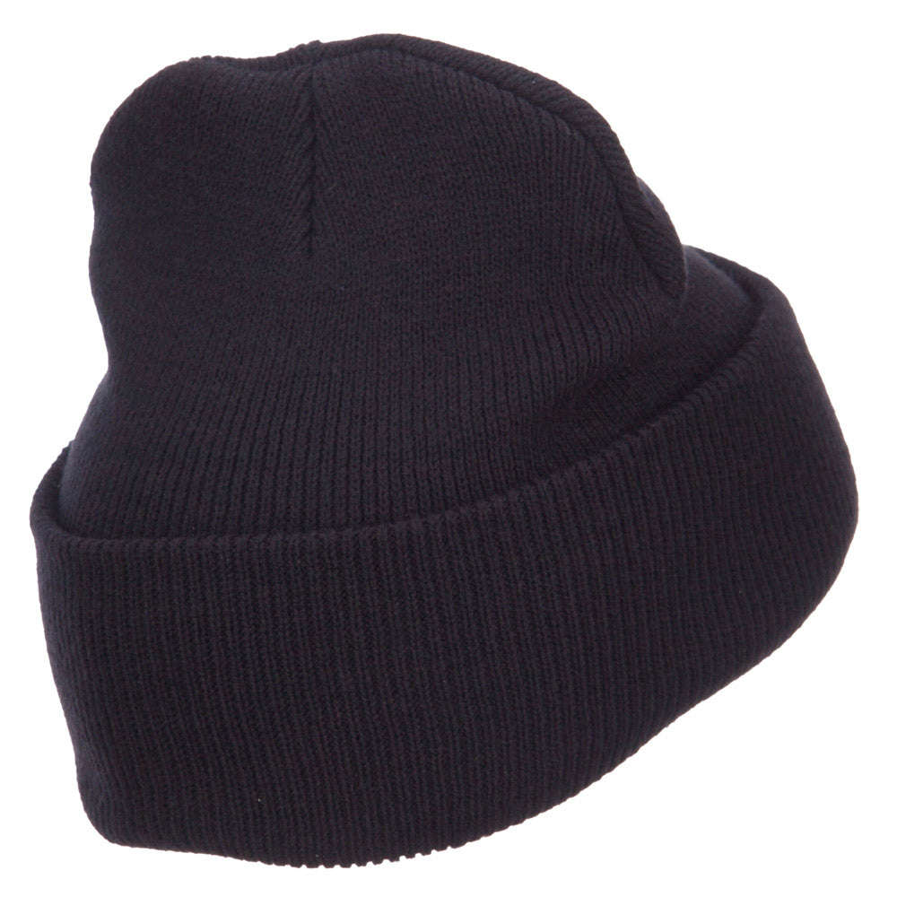 White SWAG Embroidered Long Beanie - Unisex Winter Hat