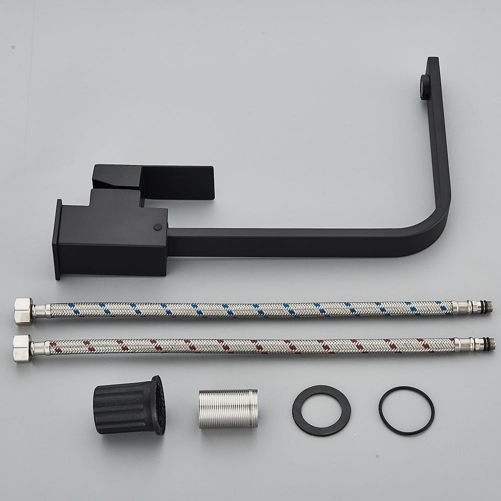 MIRODEMI® Single Lever 360 Rotate Deck Mount Kitchen Faucet