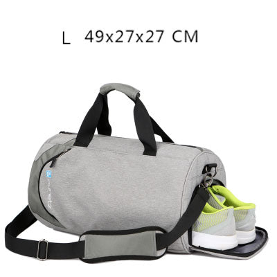Gym Bags for Men and Women - Waterproof Nylon Sports Shoulder Bag for Fitness, Yoga, and Travel