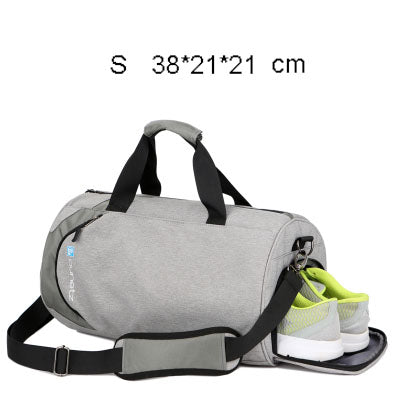 Gym Bags for Men and Women - Waterproof Nylon Sports Shoulder Bag for Fitness, Yoga, and Travel