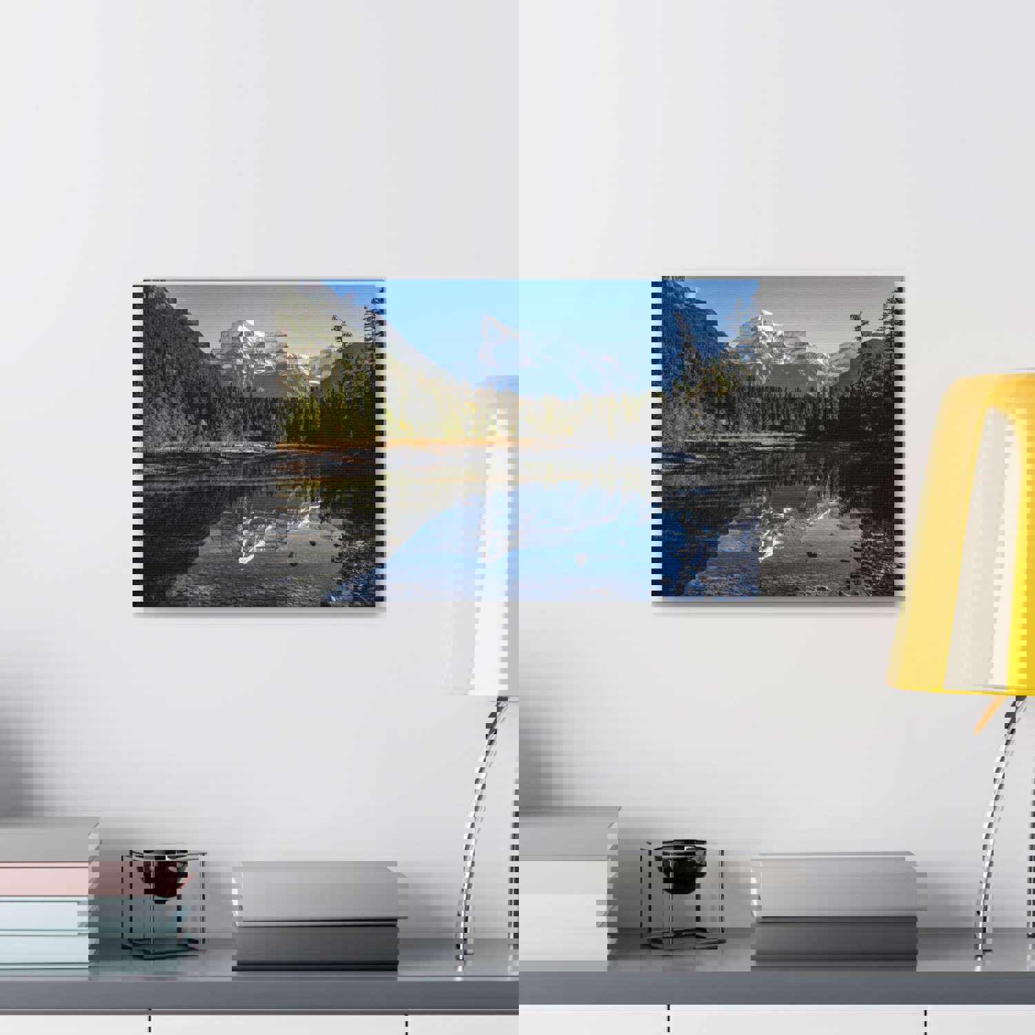 Mystic Forest Mountain Nature Wilderness Photography Canvas Wall Art