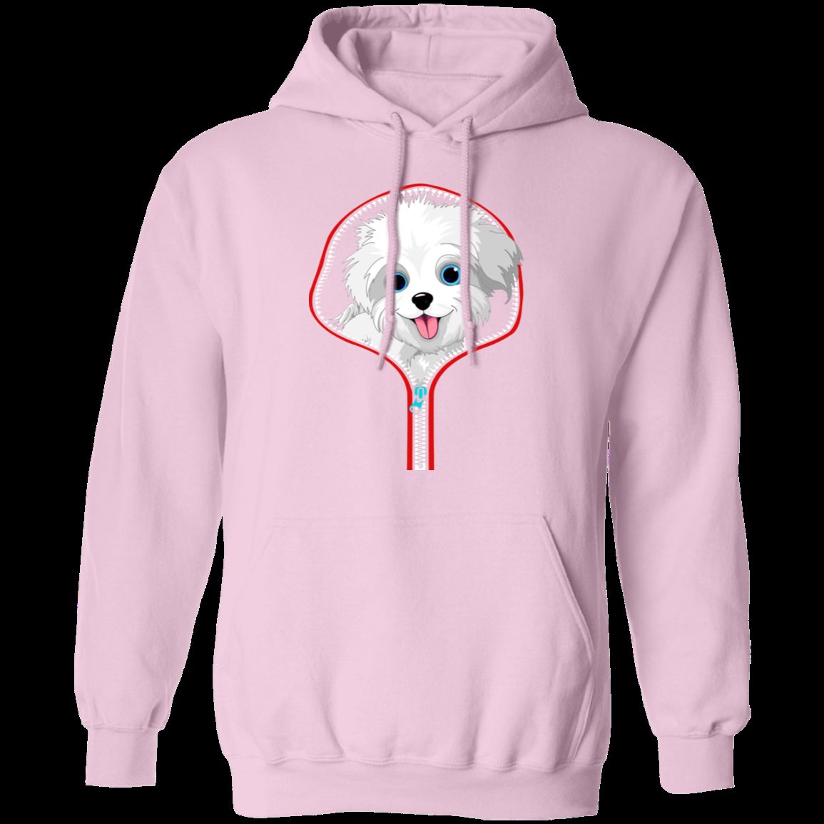 MALTESE ZIP-DOWN LADIES Pullover Hoodie 8 oz.