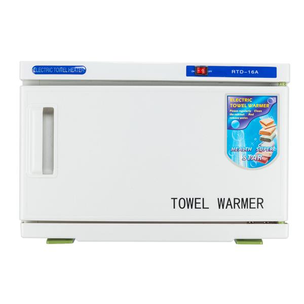 UV & Heating 16L Towel Tool Sterilizer Warmer Cabinet for Spa, Salon, and Home Use