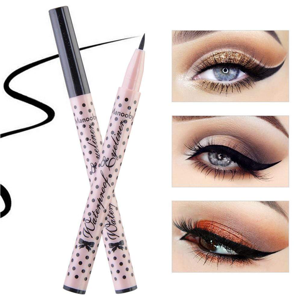 Lasting 36H Waterproof Black Liquid Eyeliner Pencil - Smudge Proof & Long-lasting Makeup Tool