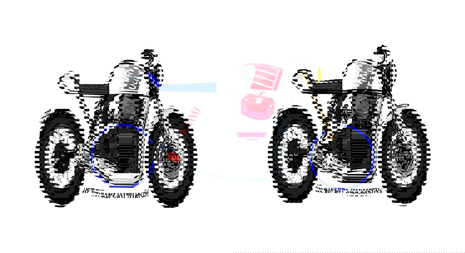 Grandfathers Axe CX500 Sticker