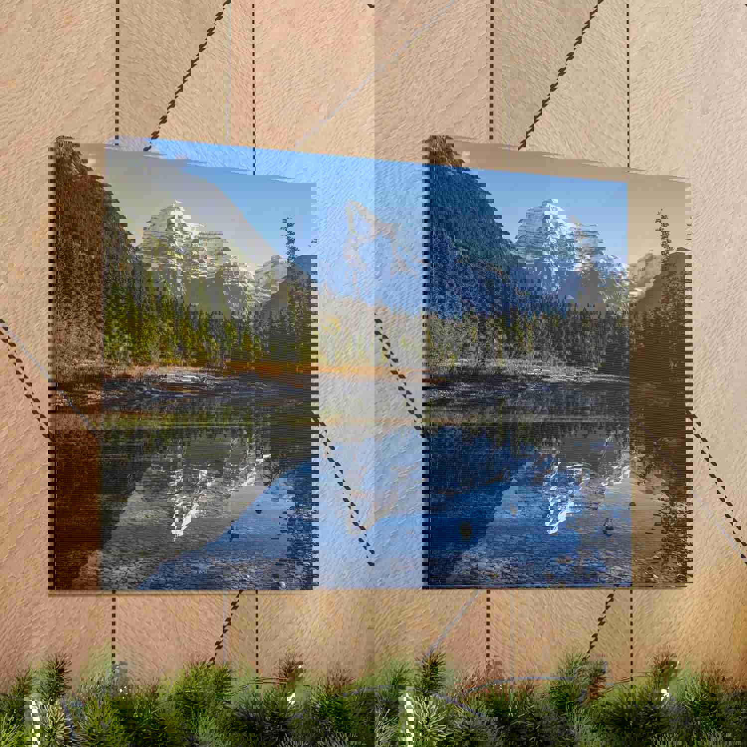 Mystic Forest Mountain Nature Wilderness Photography Canvas Wall Art