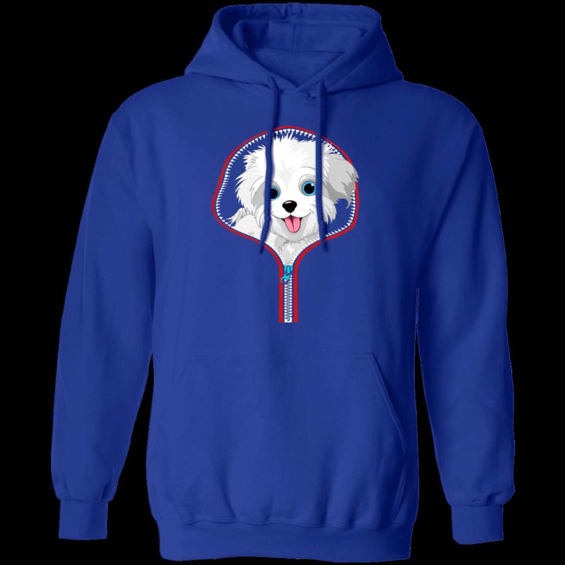 MALTESE ZIP-DOWN LADIES Pullover Hoodie 8 oz.