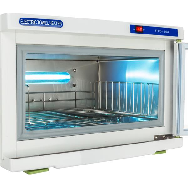 UV & Heating 16L Towel Tool Sterilizer Warmer Cabinet for Spa, Salon, and Home Use
