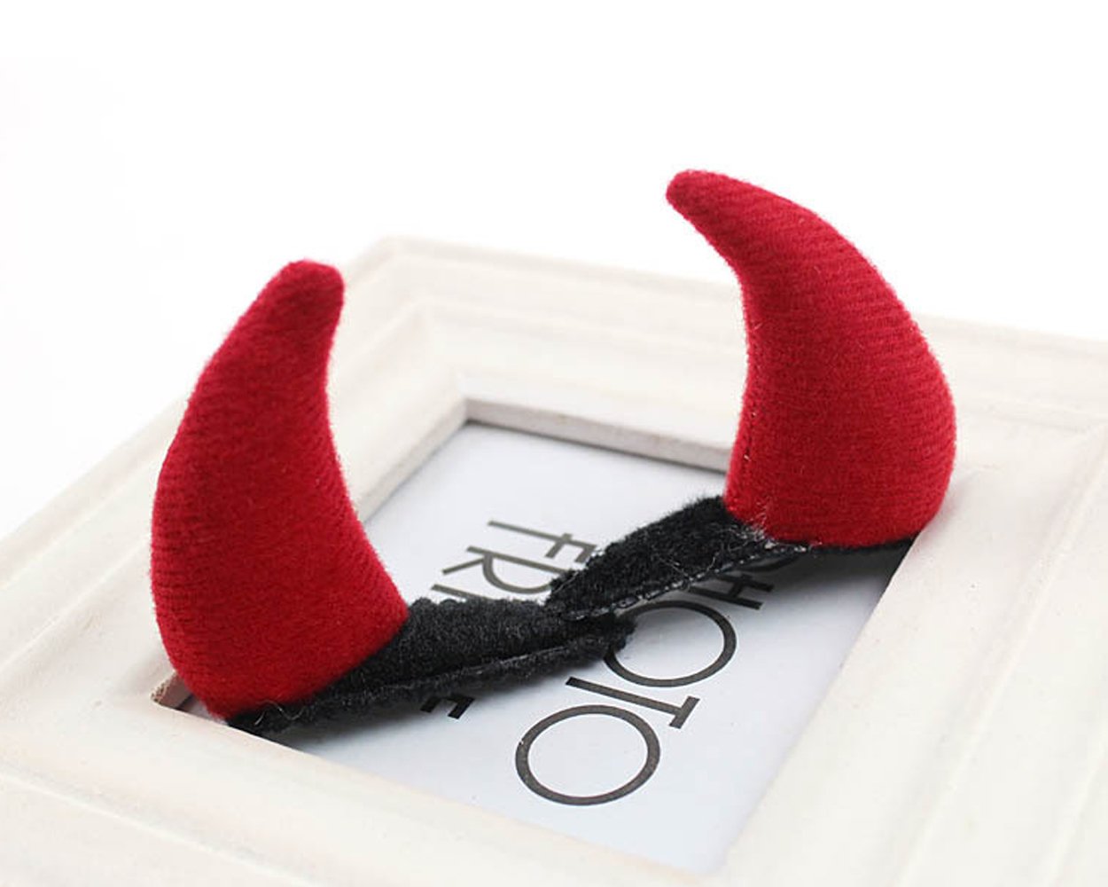 Halloween Bat Wing and Devil Horn Hair Clips (12 Pairs)