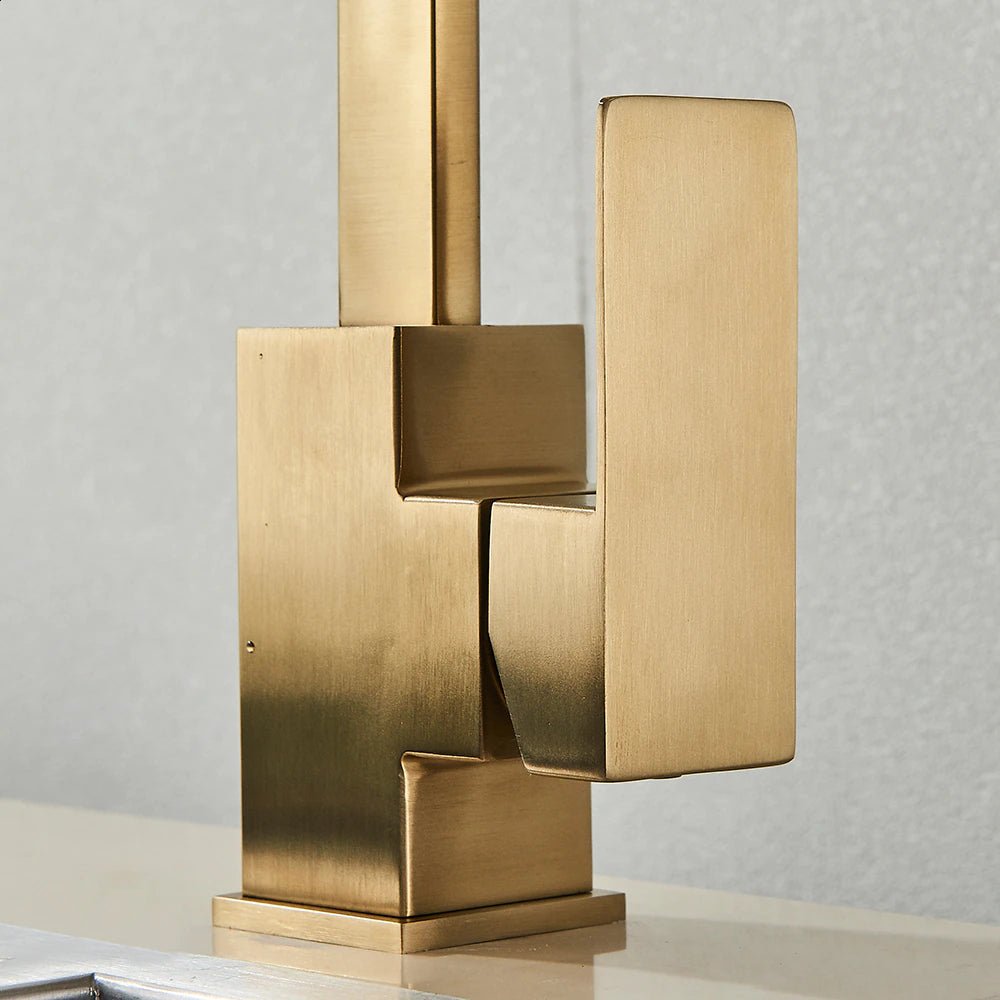 MIRODEMI® Single Lever 360 Rotate Deck Mount Kitchen Faucet