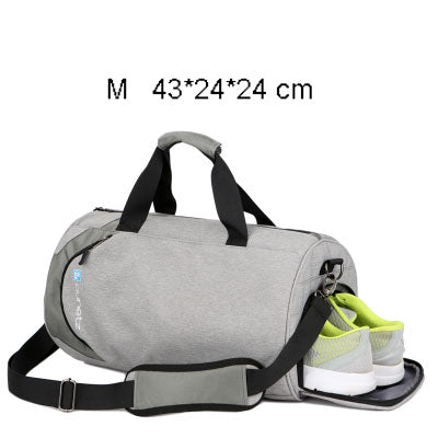 Gym Bags for Men and Women - Waterproof Nylon Sports Shoulder Bag for Fitness, Yoga, and Travel