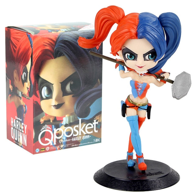 14cm Q Posket Suicide Squad The Joker & Harley Quinn PVC Action Figure Collectible Model