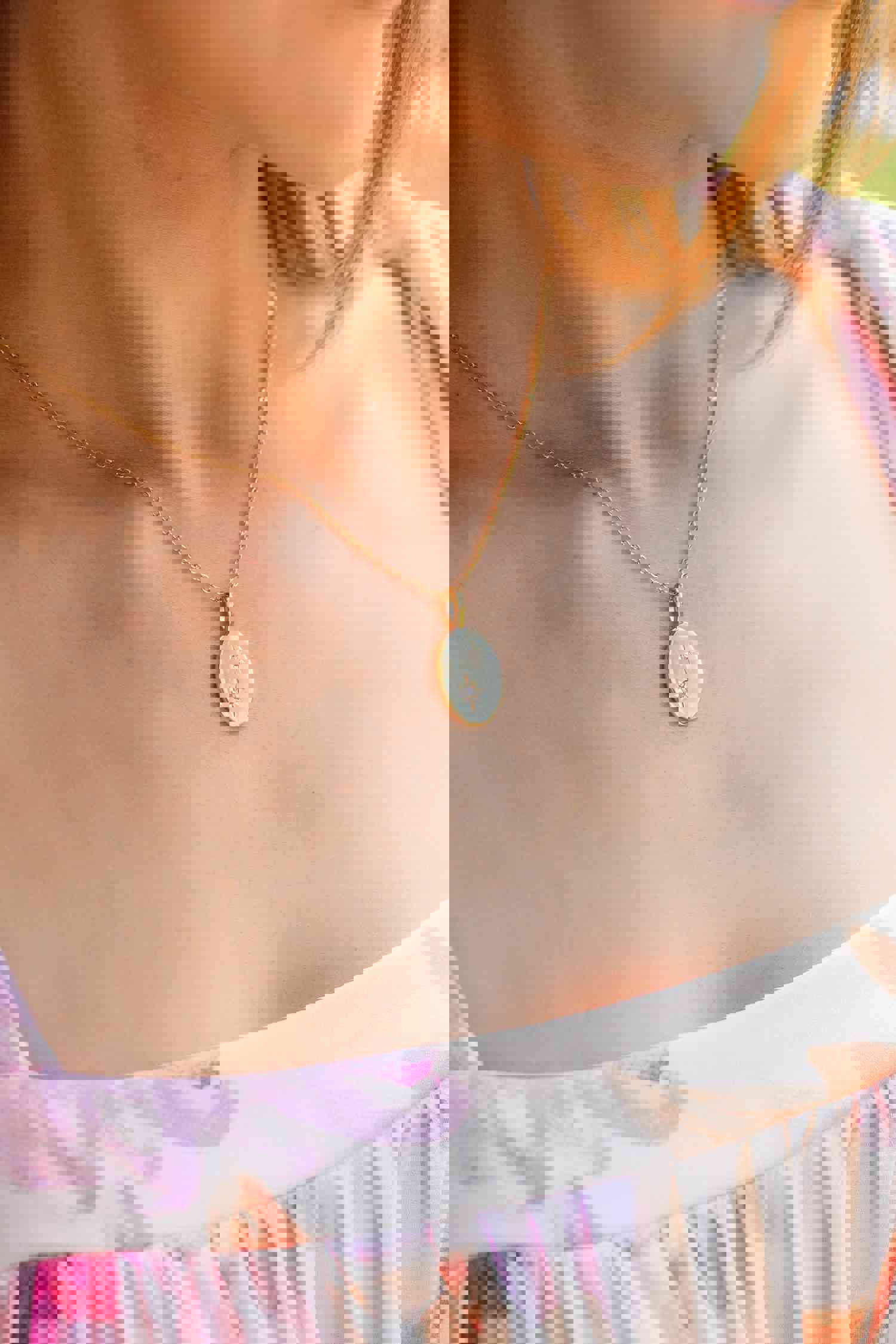 Guiding Starlight Pendant Necklace - 18K Gold Plated Constellation Design