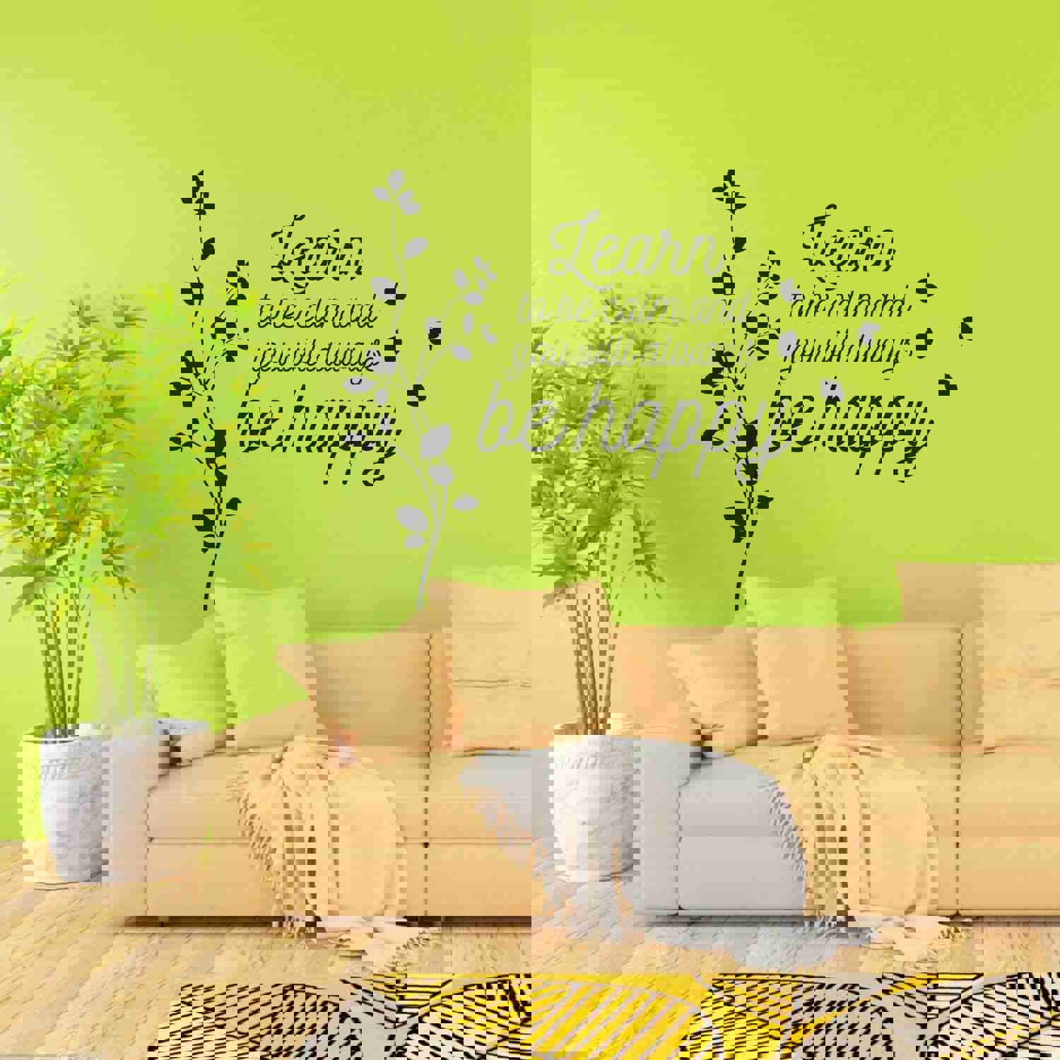 Reading Quotes Vinyl Wall Sticker Art Decal - Learn To Be Calm