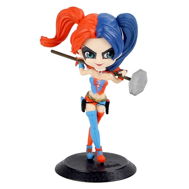 14cm Q Posket Suicide Squad The Joker & Harley Quinn PVC Action Figure Collectible Model