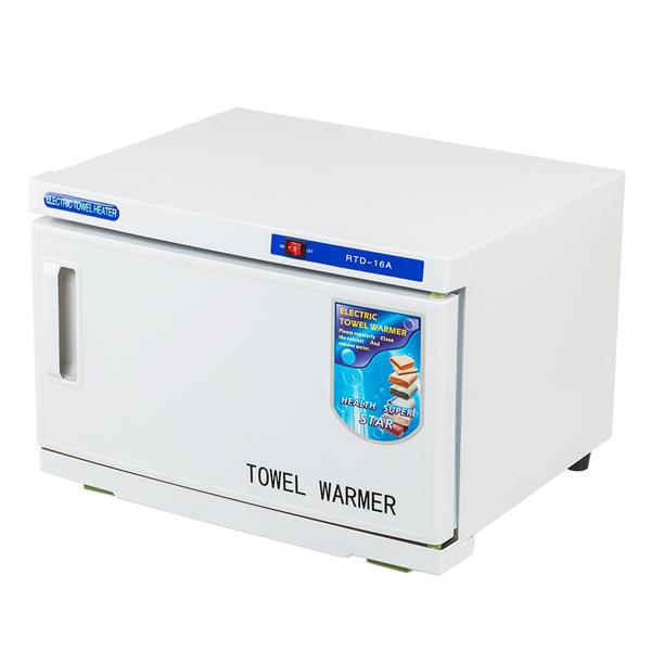 UV & Heating 16L Towel Tool Sterilizer Warmer Cabinet for Spa, Salon, and Home Use