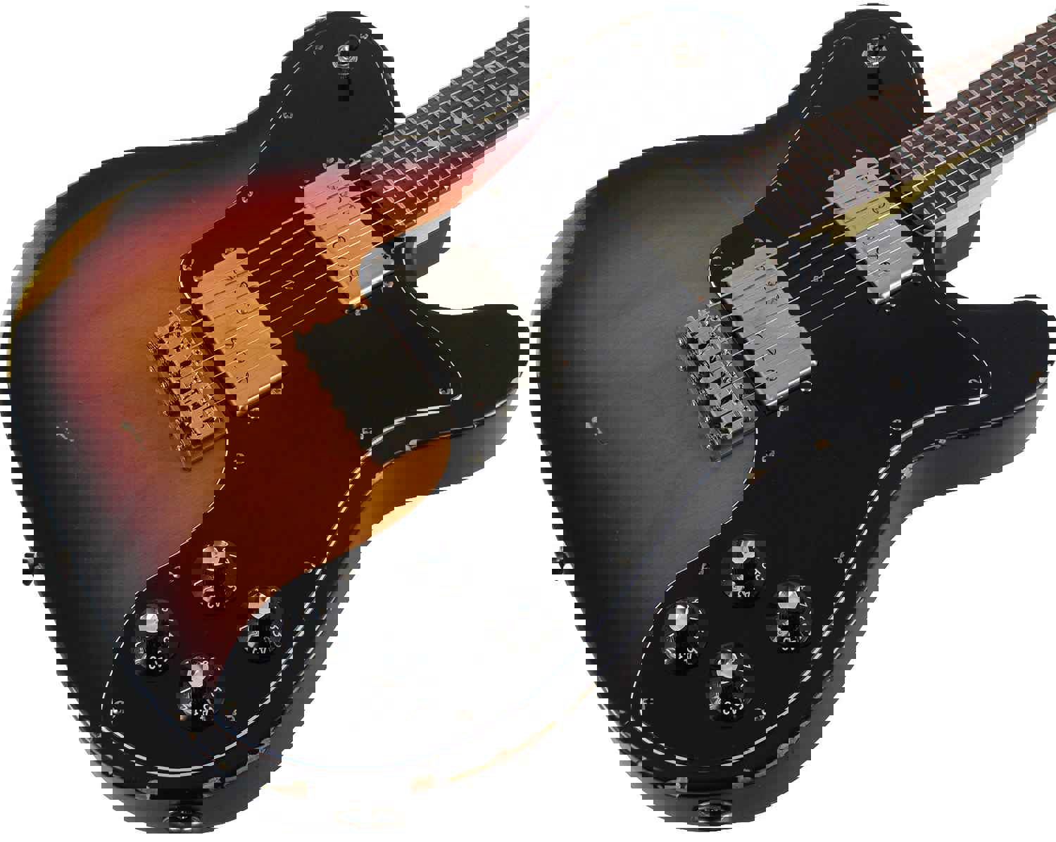 Nash T-72DLX Guitar, 3 Tone Sunburst, Rosewood, Medium Aging