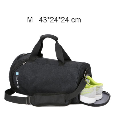 Gym Bags for Men and Women - Waterproof Nylon Sports Shoulder Bag for Fitness, Yoga, and Travel
