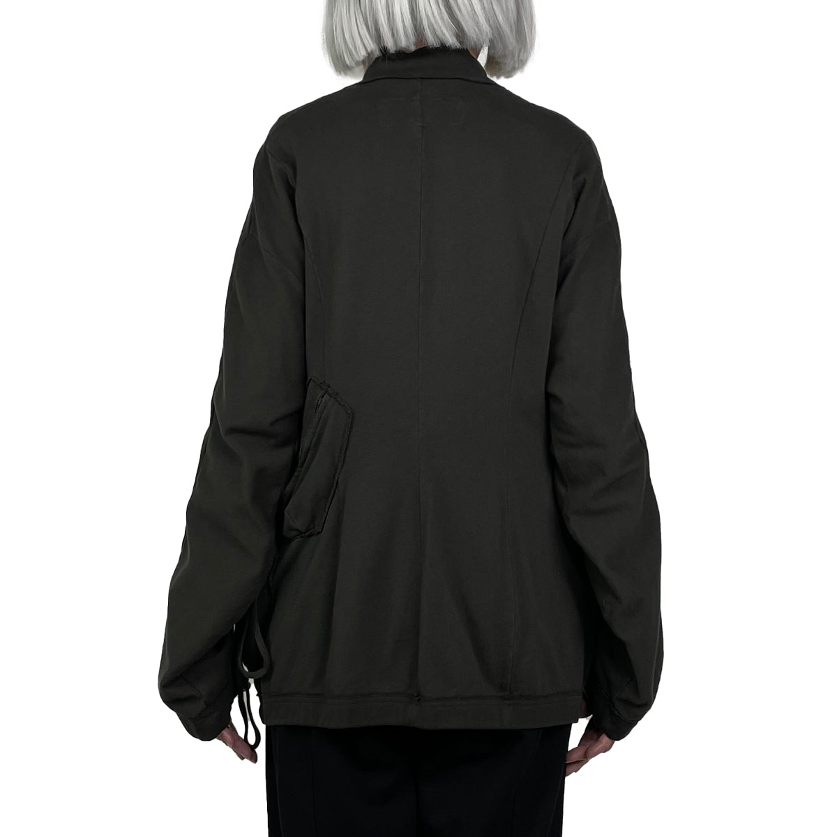 FRENCH TERRY LONG SLIM JACKET