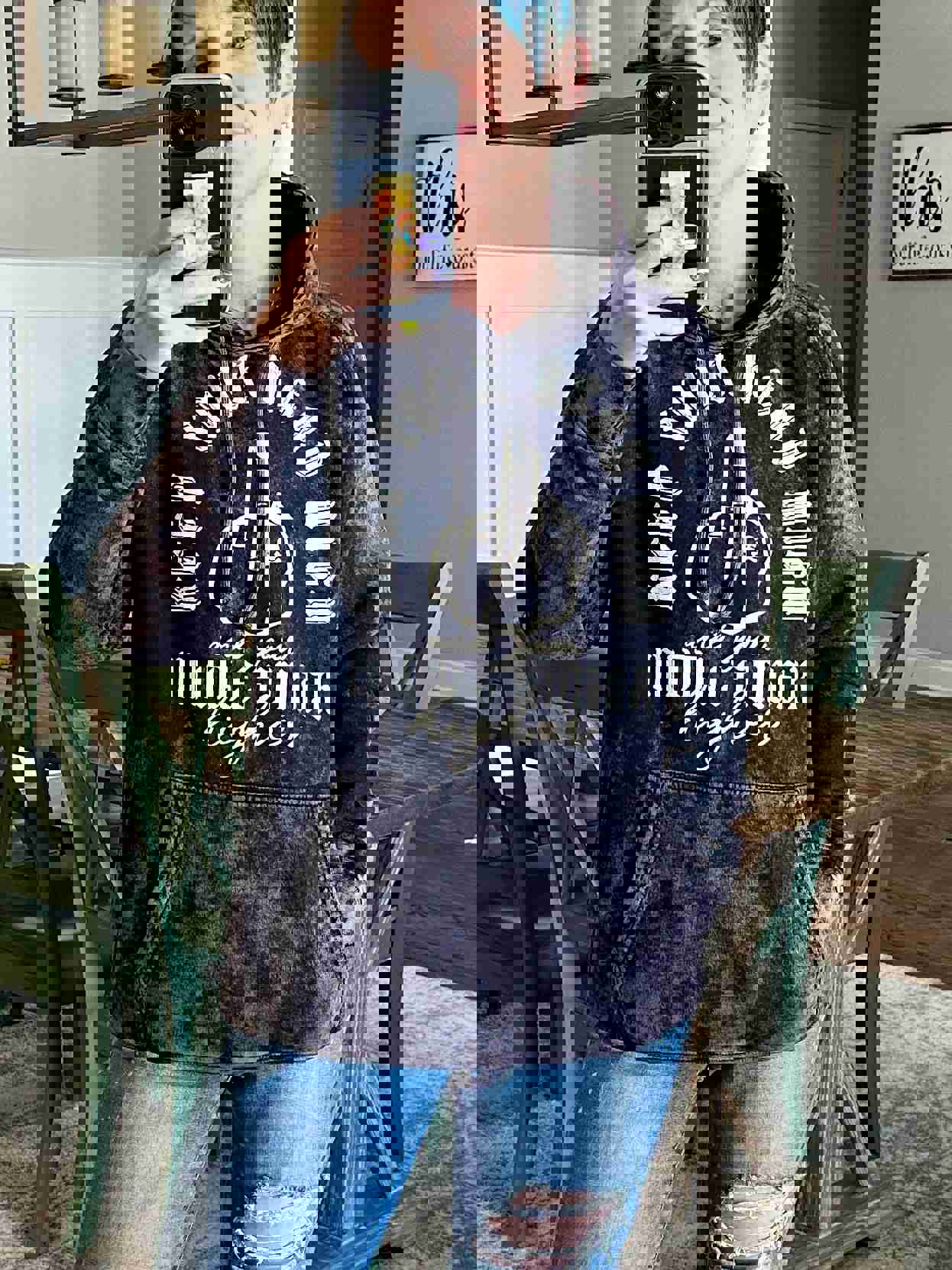 Head High, Middle Finger Higher Vintage Hoodie - Pre-Order