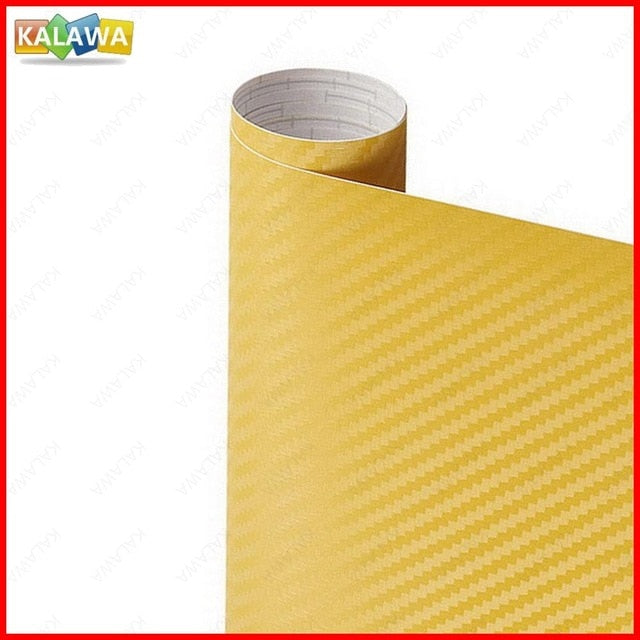 3D Carbon Fiber Vinyl Wrap Roll Film for Car and Motorcycle Styling