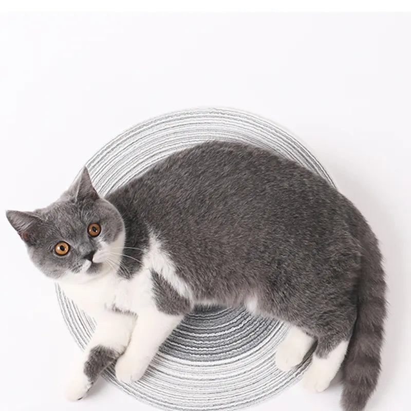 Cat Scratching Pad - Durable Ramie Scratcher for Cats