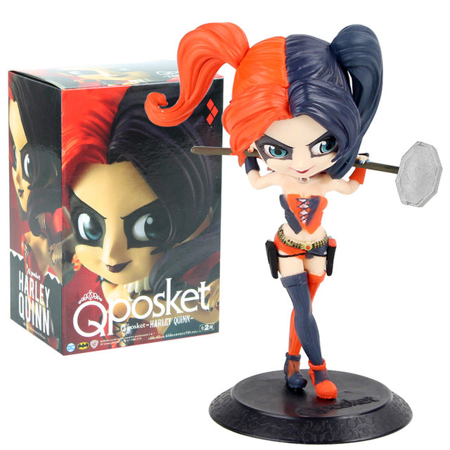 14cm Q Posket Suicide Squad The Joker & Harley Quinn PVC Action Figure Collectible Model