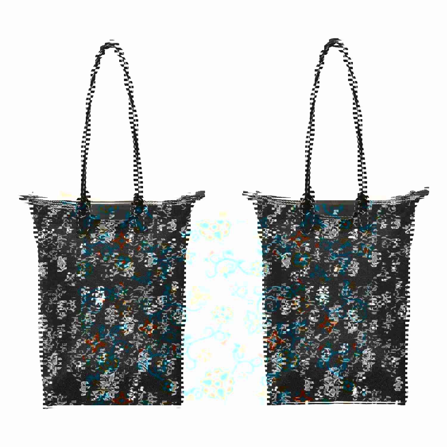 Ocean Bloom Single-Shoulder Lady Handbag