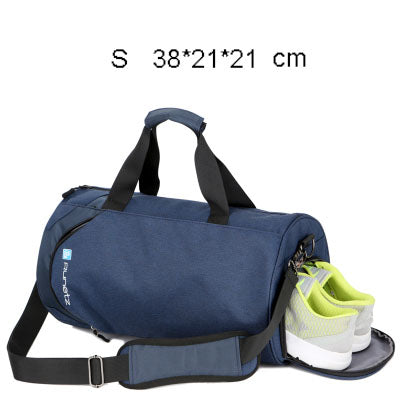 Gym Bags for Men and Women - Waterproof Nylon Sports Shoulder Bag for Fitness, Yoga, and Travel