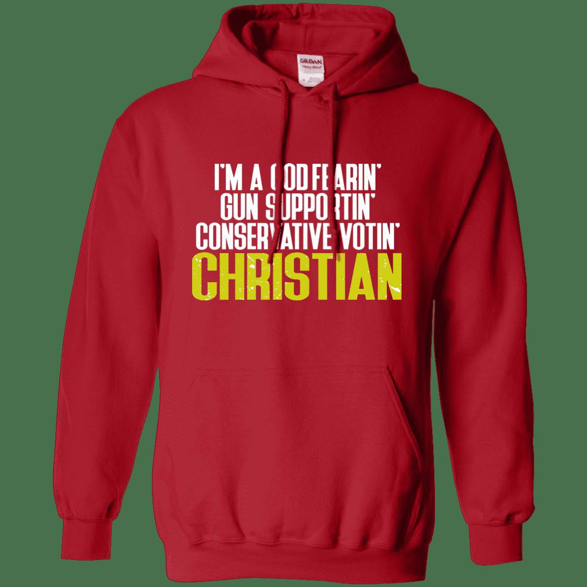 God Fearin & Gun Supportin Christian Hoodie