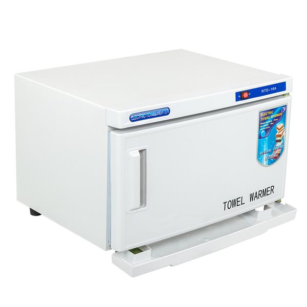 UV & Heating 16L Towel Tool Sterilizer Warmer Cabinet for Spa, Salon, and Home Use