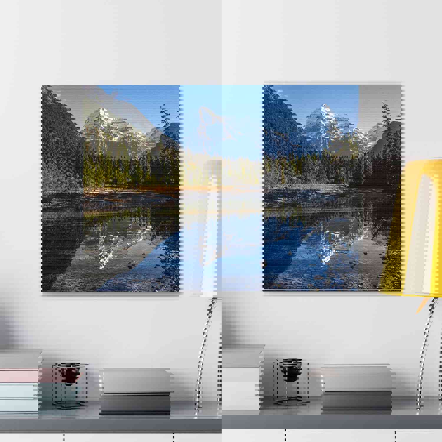 Mystic Forest Mountain Nature Wilderness Photography Canvas Wall Art