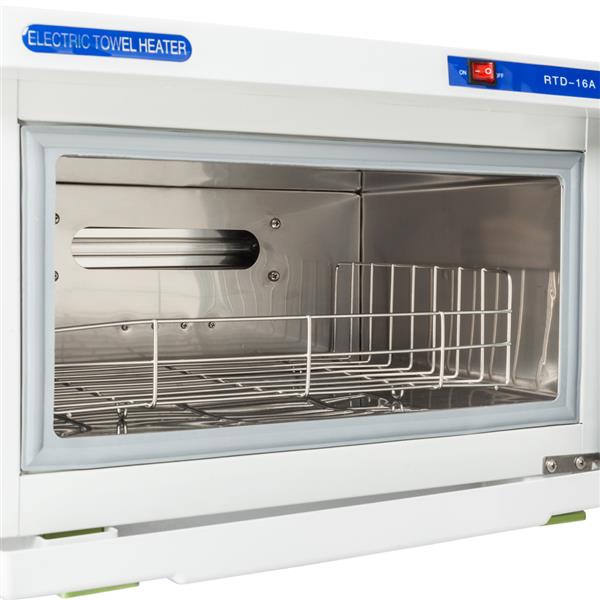 UV & Heating 16L Towel Tool Sterilizer Warmer Cabinet for Spa, Salon, and Home Use