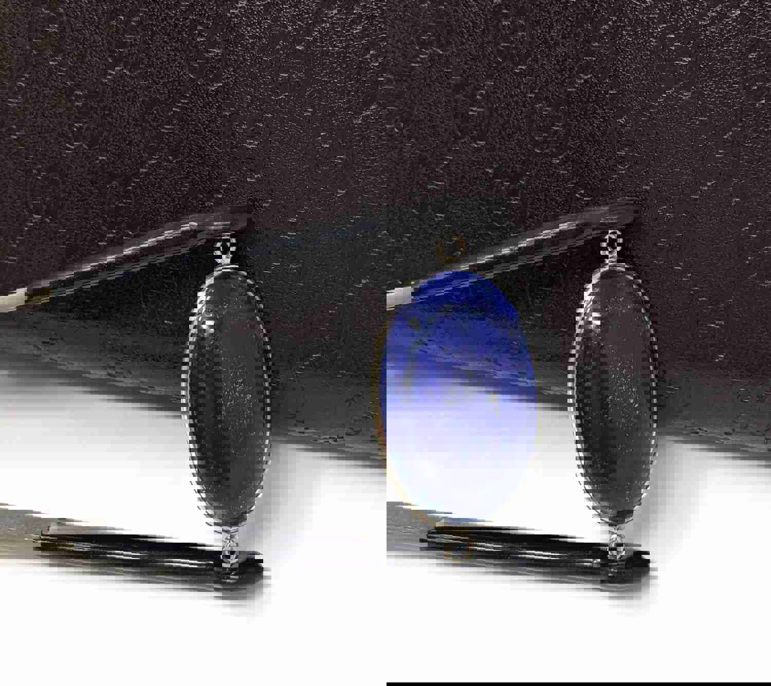 Sterling Silver Lapis Lazuli Gemstone Connector for DIY Jewelry Making