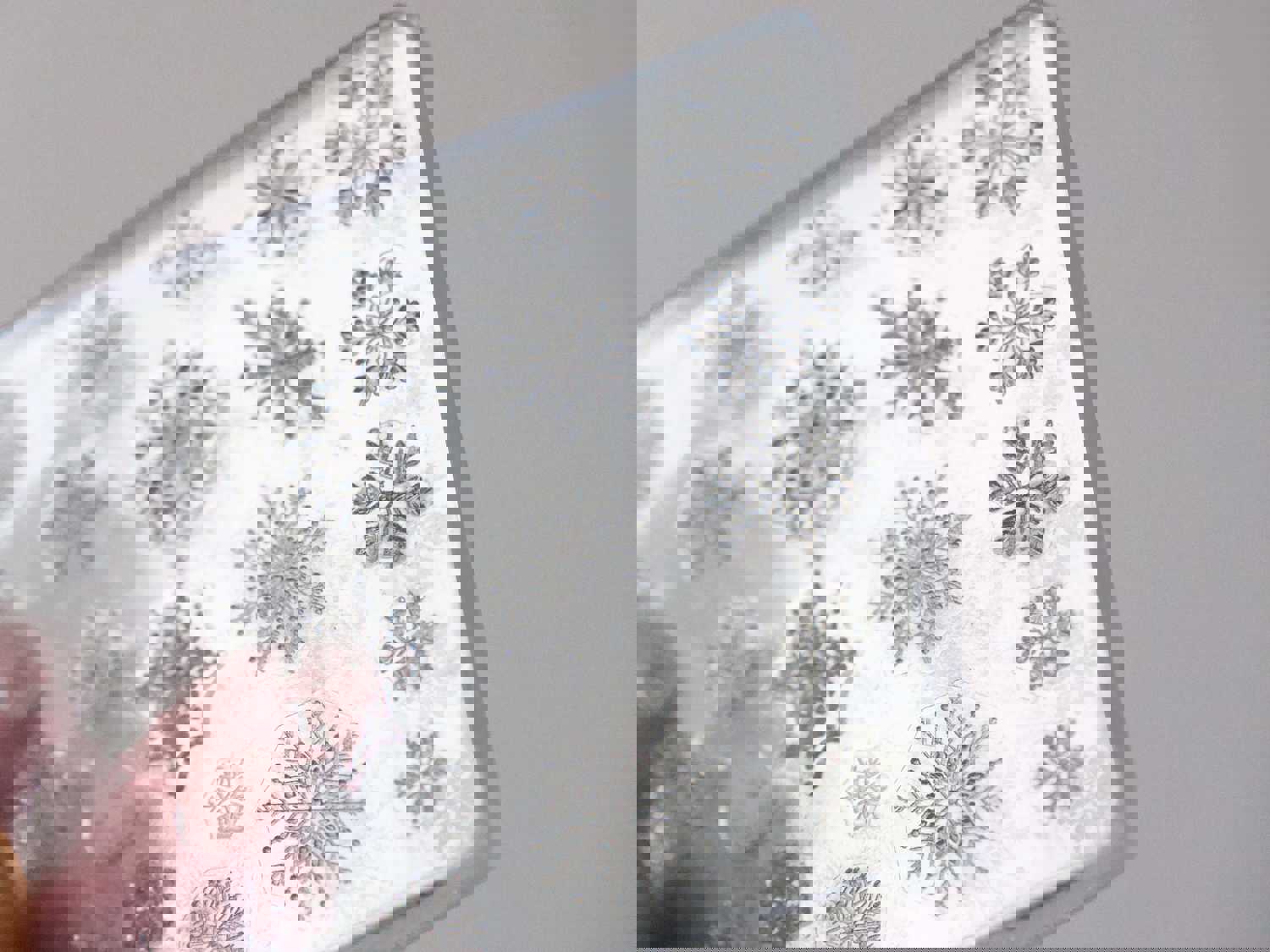 Winter Snow Flake Silica Mould for Nail Art DIY Decal Design