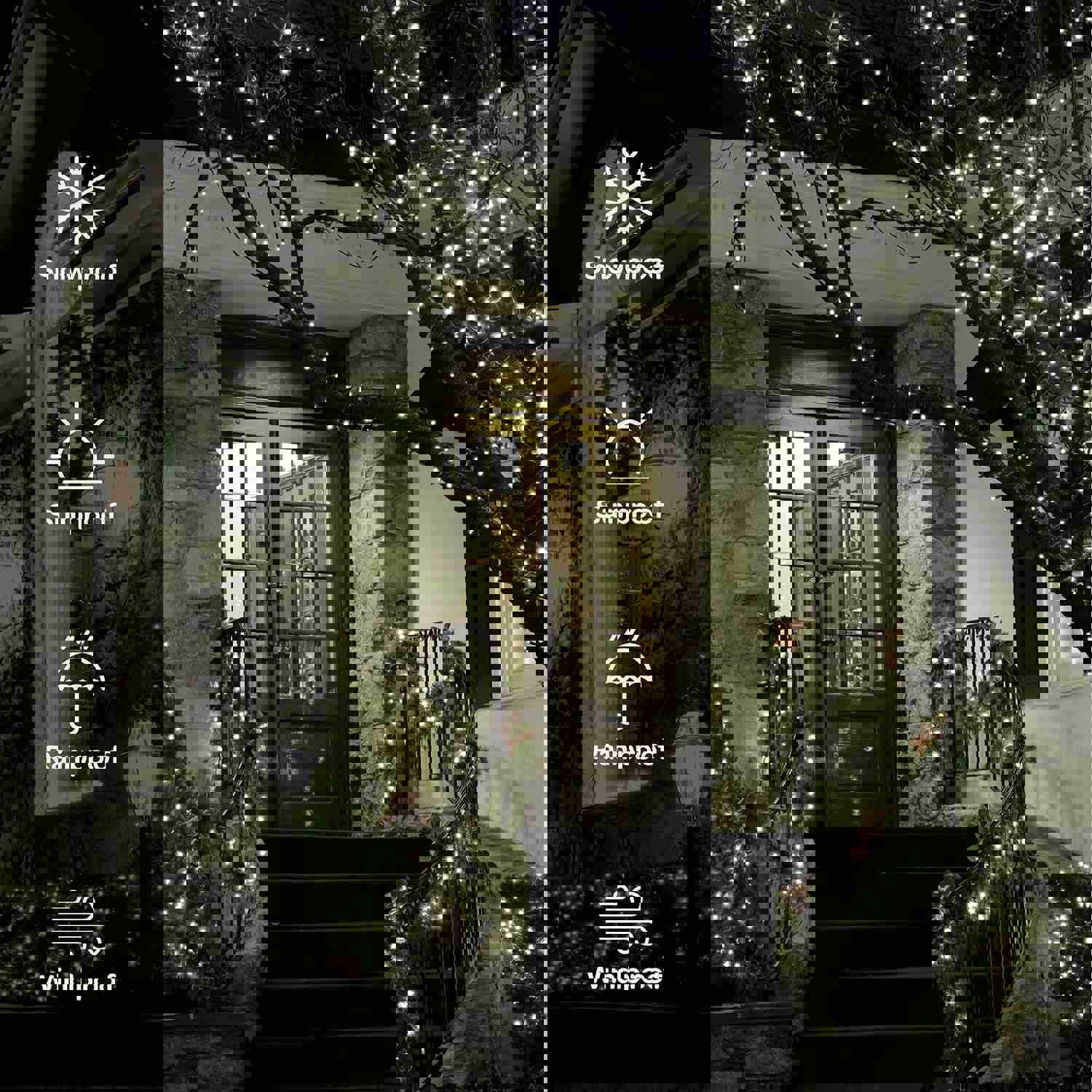 1000 LED Christmas Lights [Cool White] 400ft Super Long String Lights with Remote & 8 Modes