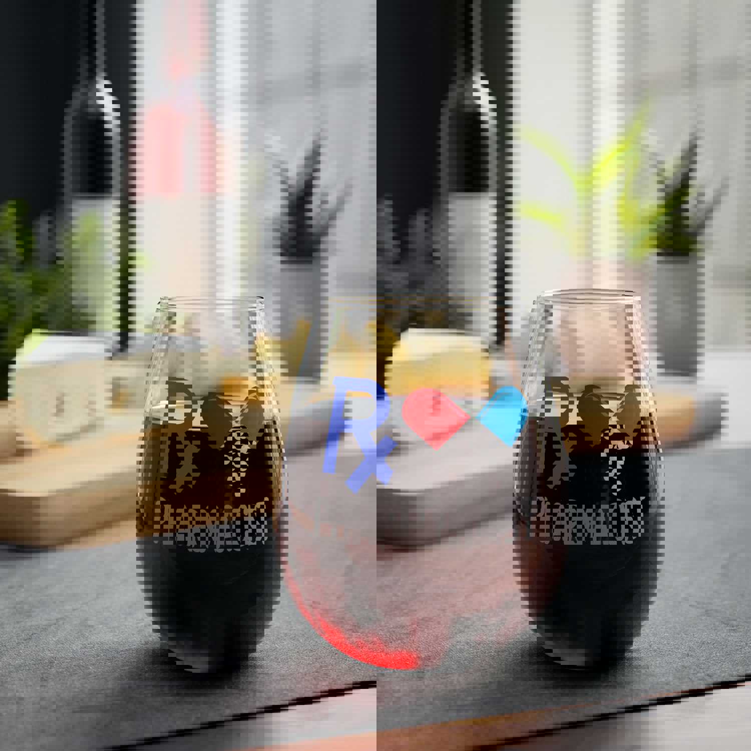 Pharmacist Wine Glass - Stemless Wine Glass for Pharmacists, Perfect Gift for Pharmacists