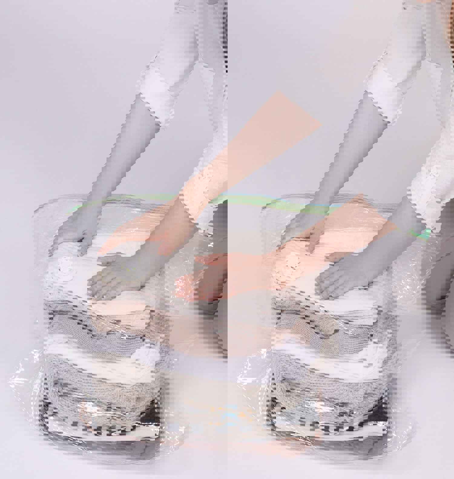 Towa Industry Japan Compression Storage Bag 60X60X32Cm For Clothing