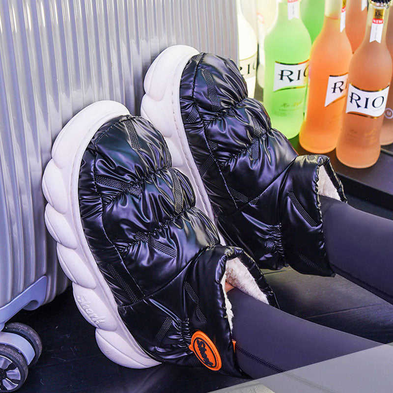 Winter Warm High Top Candy Shoes For Women - Waterproof Snow Boots