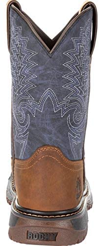 Rocky Big Kids Ride FLX Western Boot Size 3.5(M) - Durable & Comfortable