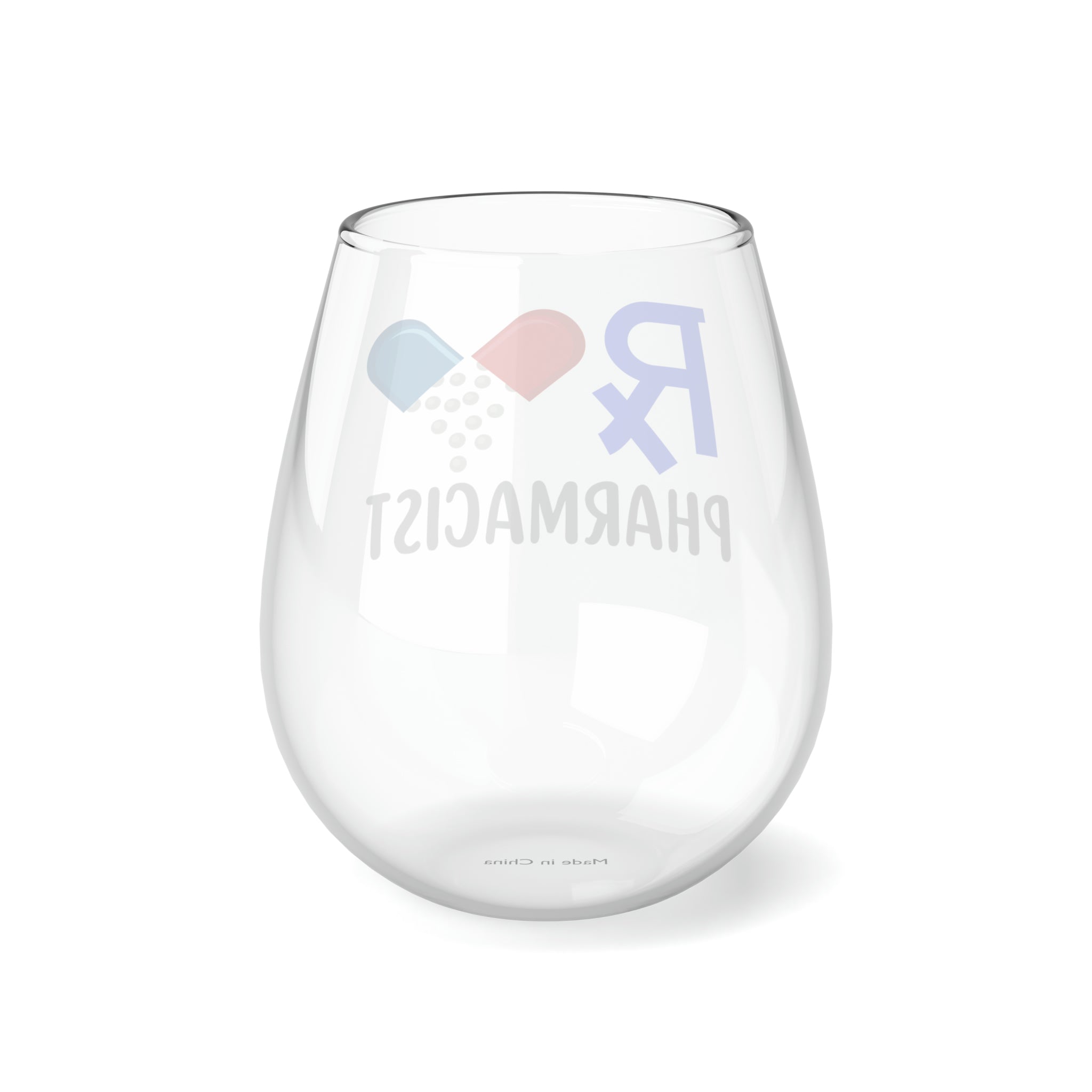 Pharmacist Wine Glass - Stemless Wine Glass for Pharmacists, Perfect Gift for Pharmacists
