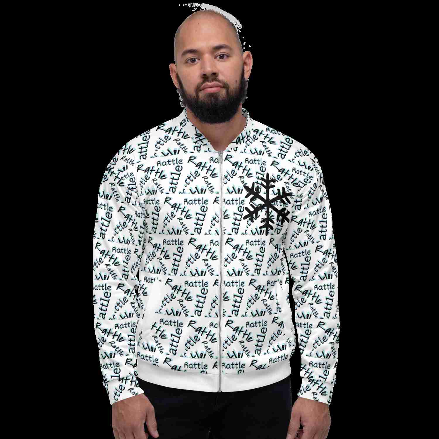 Chaos Bomber Jacket - Vibrant All-Over Print Unisex Jacket