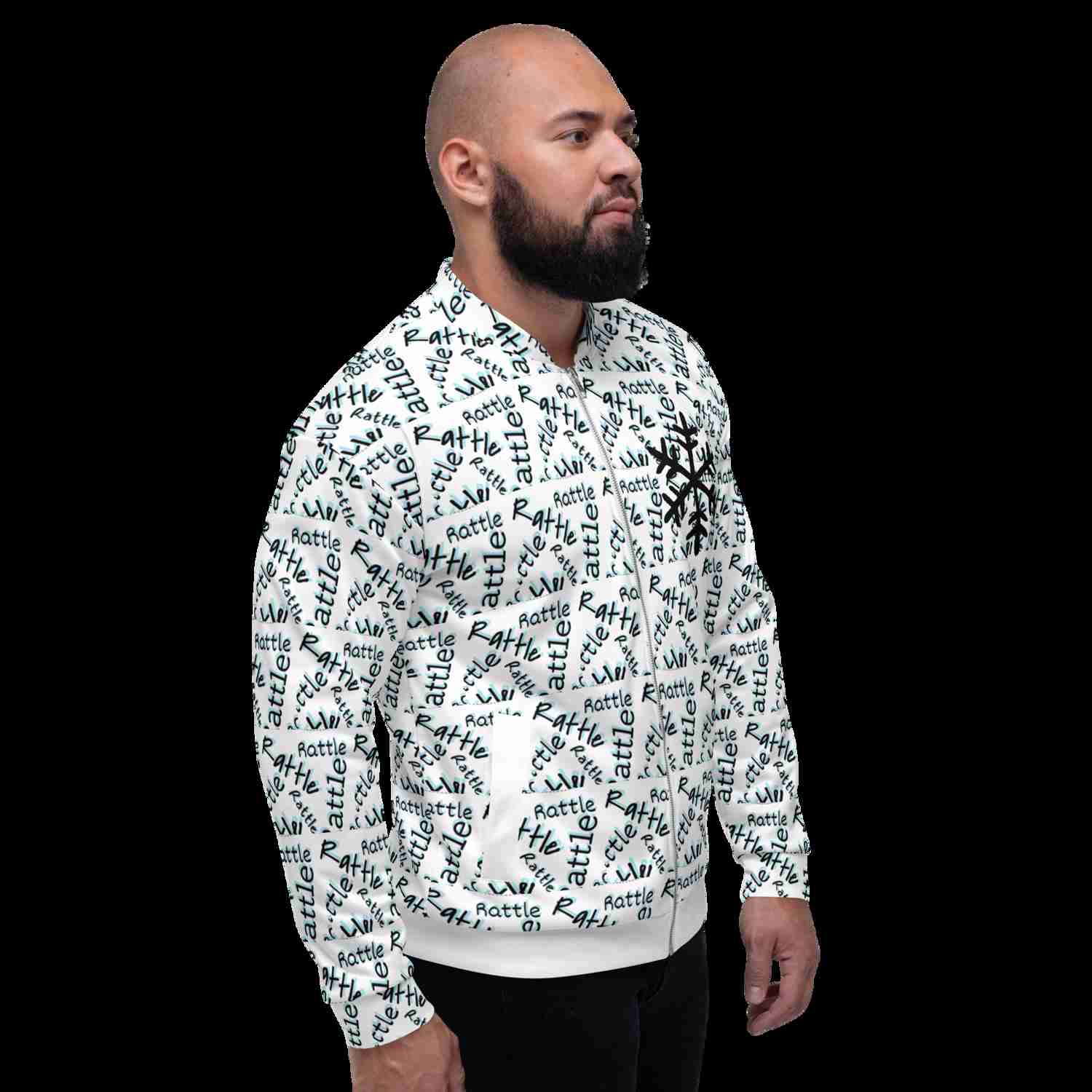 Chaos Bomber Jacket - Vibrant All-Over Print Unisex Jacket