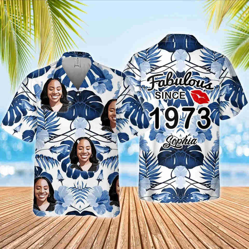Custom Birthday Hawaiian Shirts for Women Turning 50