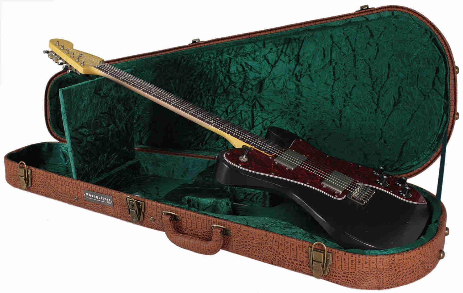 Nash T-72DLX Guitar, Black, Rosewood, Light Aging