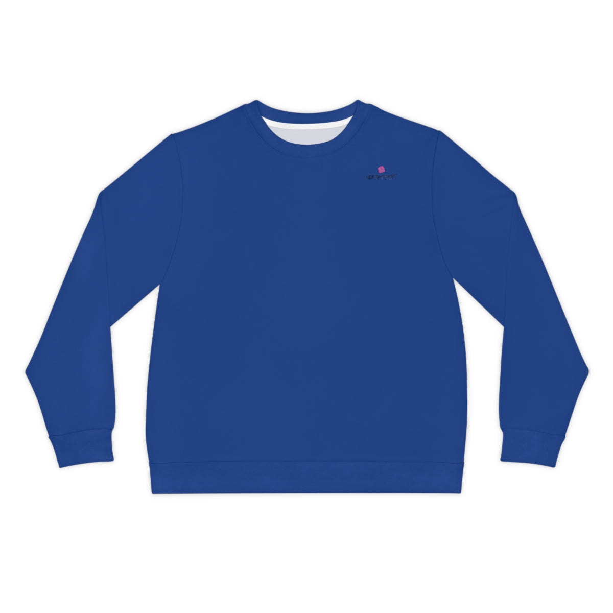 Dark Blue Lightweight Men's Sweatshirt - Solid Color, Breathable & Soft